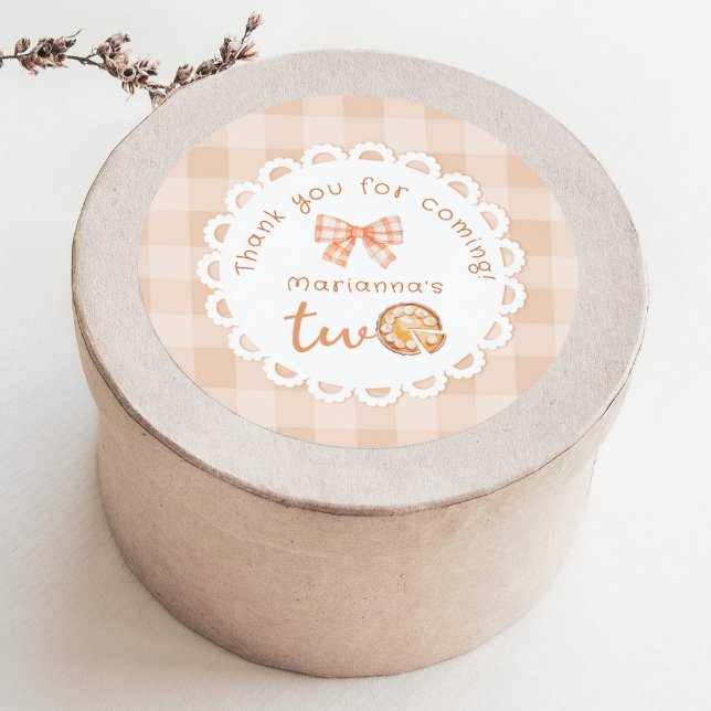 Adesivo Pequeno primeiro aniversario de torta bonitinho Ob (Criador carregado)