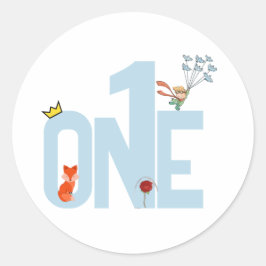 Adesivo Pequeno Príncipe 1º Aniversário