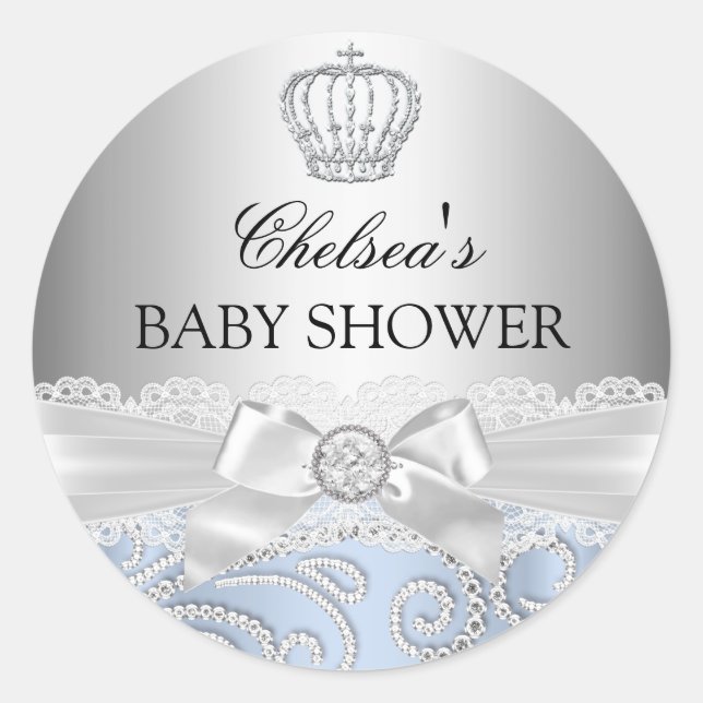 Adesivo Pequeno Príncipe Diamond Crown Chá de fraldas Stic (Frente)