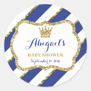 Adesivo Pequeno Príncipe Sticker, Glitter Azul Real