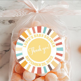 Adesivo Pequeno Raio De Chá de fraldas Sol