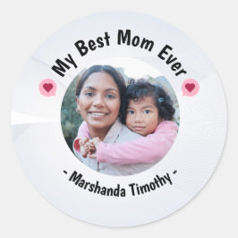 Adesivo Pequeno Sticker, Grande Amor Surpreende Sua Mãe