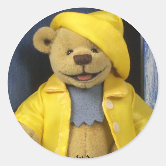 Adesivo Pequeno Urso Dinheiro (Frente)