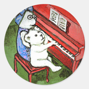 Adesivo Pequeno Urso e Vovó Melody Sticker