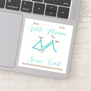 Adesivo Pequeno Vinheta de 3"x3" do Caminho Cênico de Miam