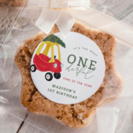 Adesivo Pequenos Favoritos de Aniversário do Feriado do Ca