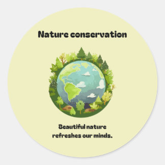 Adesivo Pequenos milagres para salvar o planeta: Nature St
