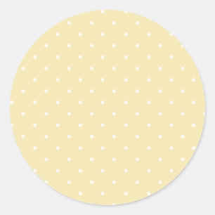 Adesivo Pequenos Pontos Polka Micro Creme de Manteiga