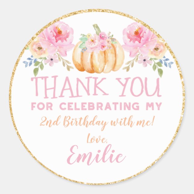 Adesivo Pequenos Pumpkin Stickers (Frente)