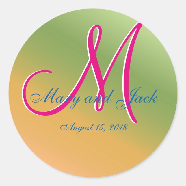 Adesivo Pera Monograma Clássico (Frente)