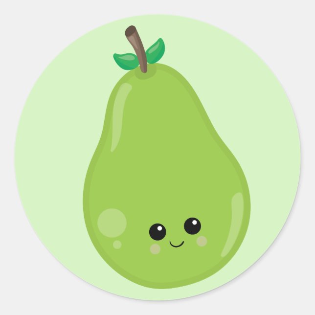 Adesivo Pera Verde (Frente)