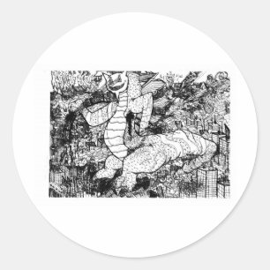 Adesivo Percentum Godzilla