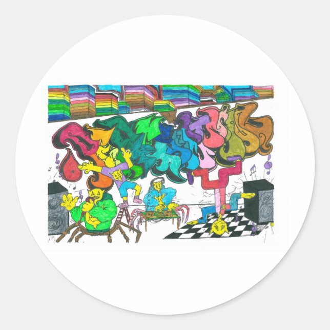 Adesivo PercentumHipHop (Frente)