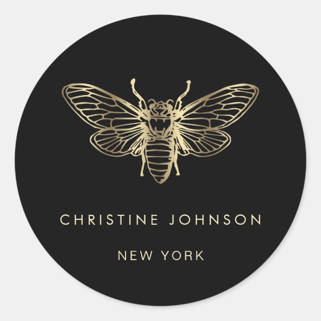 Adesivo percevejo preto (Frente)