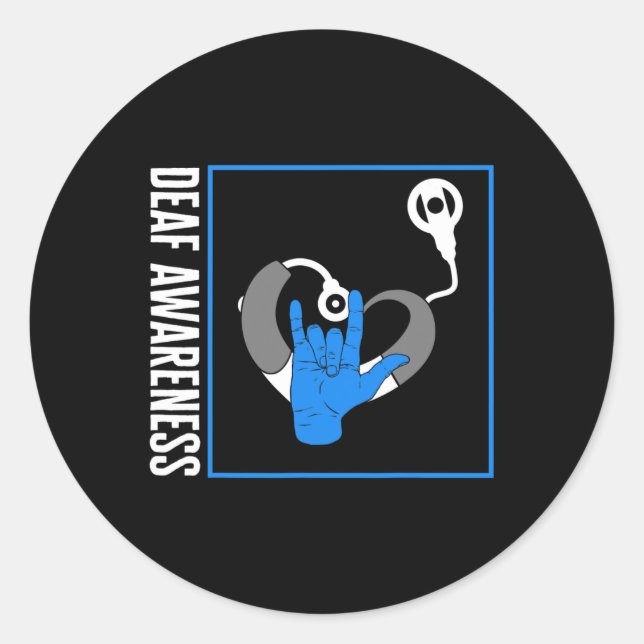 Adesivo Perda de audição Sensibilização do Implante Coclea (Frente)