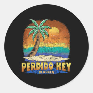 Adesivo Perdido Key Florida Vintage - Souvenir em apuros