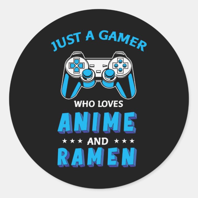 Adesivo Perfect Anime, Video Games & Ramen (Frente)