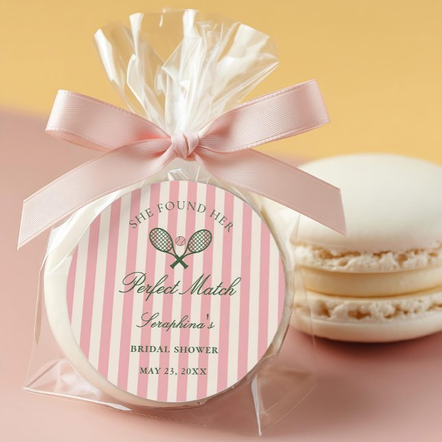 Adesivo Perfect Match Tennis Bridal Shower (Criador carregado)