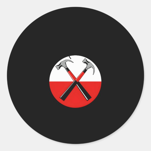 Adesivo Perfect S Dois Hammers Cruzam Um Pelo Outro (Frente)