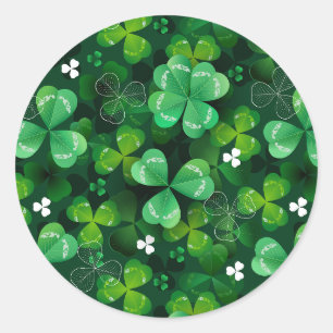 Adesivo Perfeito com trevo verde