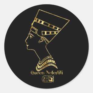 Adesivo Perfil da Rainha Nefertiti