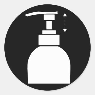 Adesivo Perfil do Frasco da Bomba