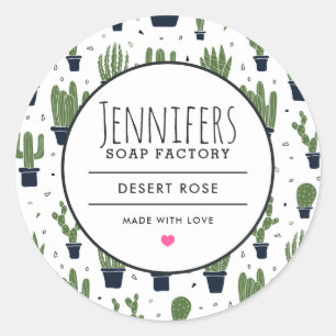 Adesivo Perfume verde escuro do sabão da vela do teste