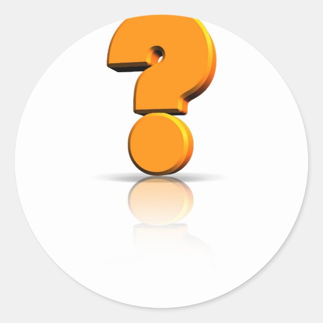 Adesivo Pergunta (Frente)