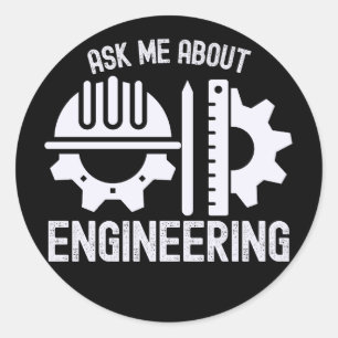Adesivo Pergunte-me sobre Engenharia