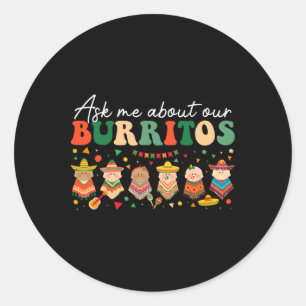 Adesivo Pergunte-Me Sobre Nosso Burritos Nicu Landd Mãe Po