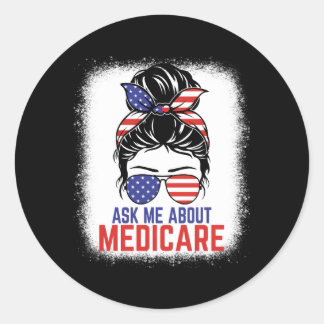 Adesivo Pergunte-Me Sobre Vendas do Agente de Seguro Medic