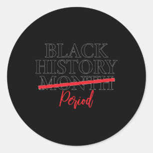 Adesivo Período do Mês do Histórico Preto