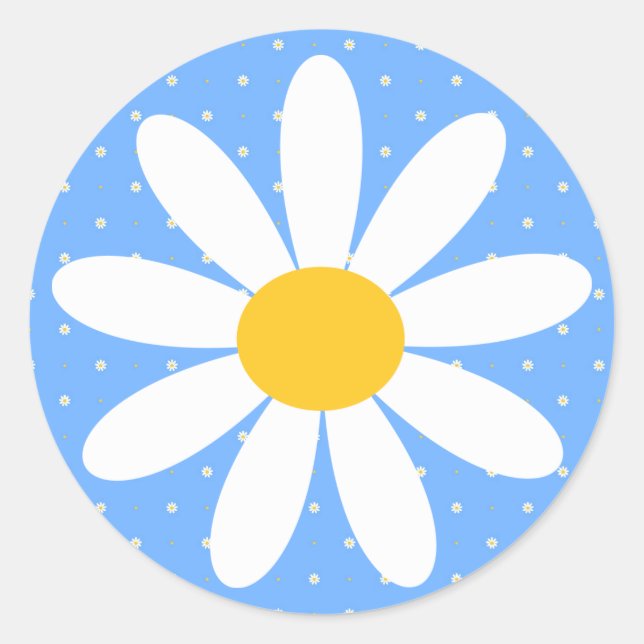 Adesivo Periwinkle Daisy Sticker (Frente)