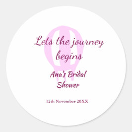 Adesivo permite que a viagem comece a adicionar nome pino