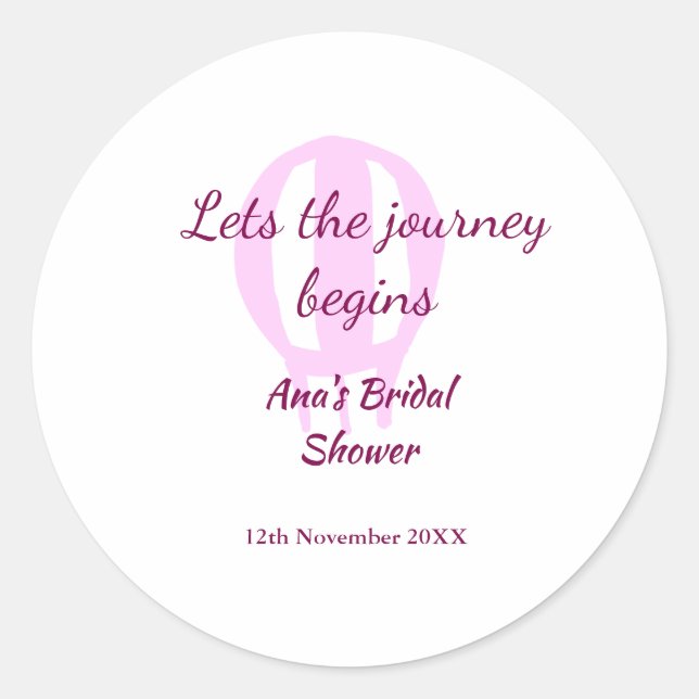 Adesivo permite que a viagem comece a adicionar nome pino (Frente)