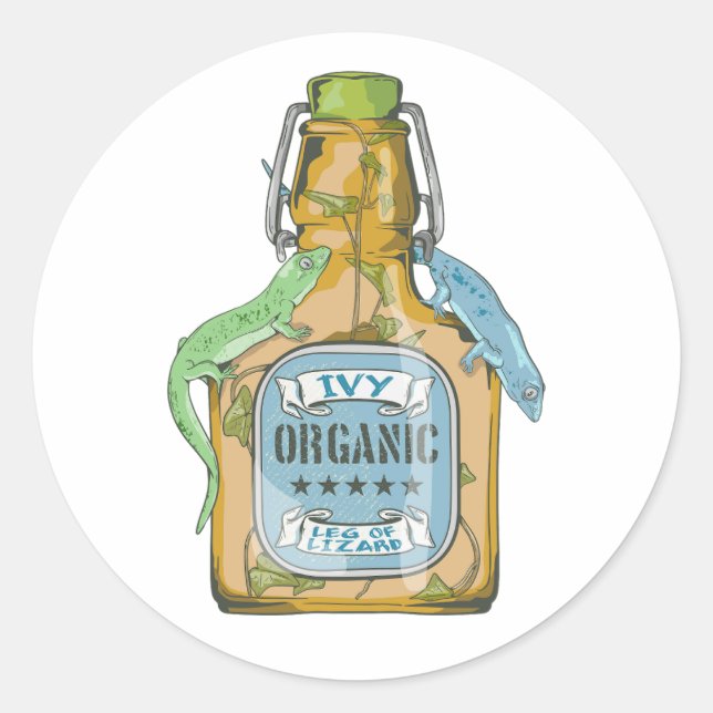 Adesivo Perna De Feiticeiras De Macbeth Lizard (Frente)