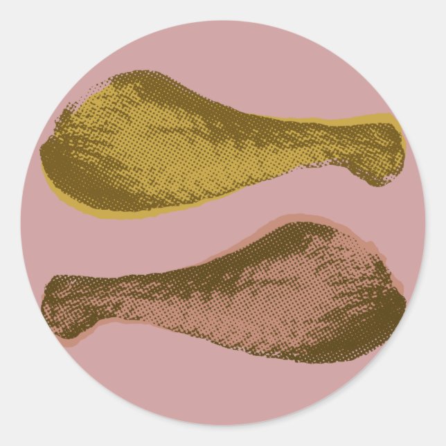 Adesivo Pernas de frango secas (Frente)