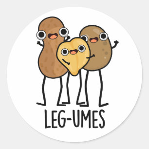 Adesivo Pernas Engraçadas Legume