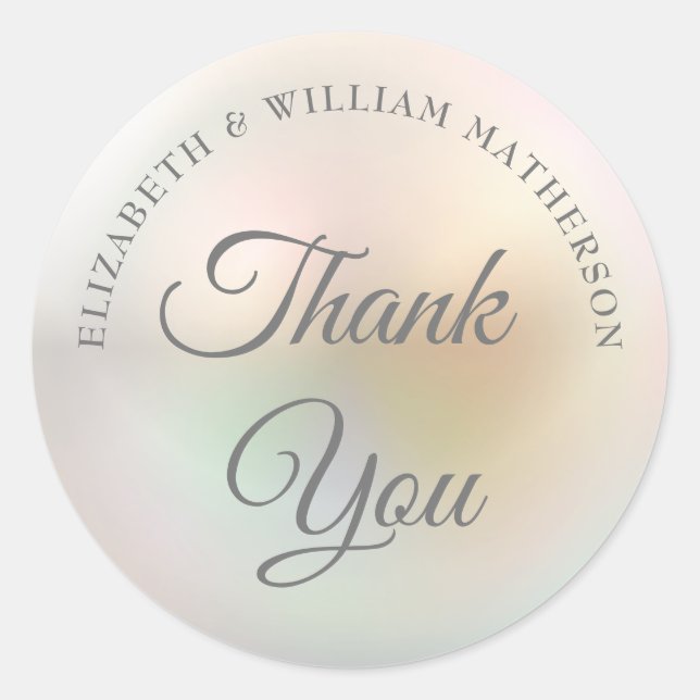 Adesivo Pérola Agradecimento (Frente)