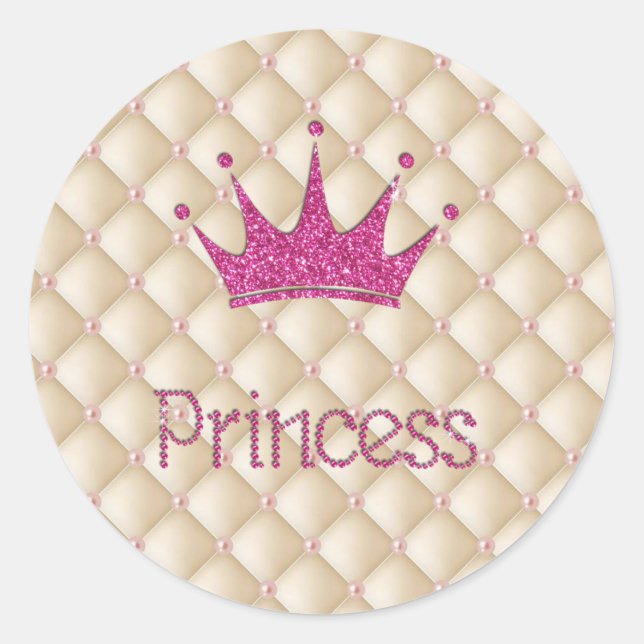 Adesivo Pérolas Charmosas e Elegantes, Tiara, Princesa, Br (Frente)