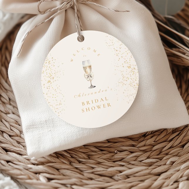 Adesivo Pérolas De arco E Chá de panela Prosecco (Criador carregado)