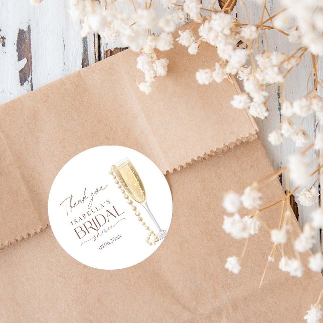 Adesivo Pérolas E Chá de panela Prosecco (Criador carregado)