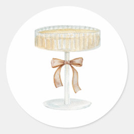 Adesivo Pérolas e Prosecco chá de noiva amor