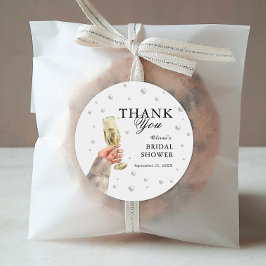 Adesivo Pérolas Elegantes e Brunch de Chá de Panela com Pr