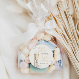 Adesivo Pérolas Elegantes e Chá de panela Prosecco Obrigad