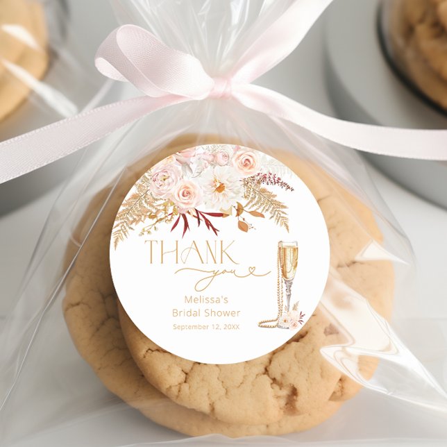 Adesivo Pérolas Elegantes e Favor de Noiva Floral com Pros (Criador carregado)