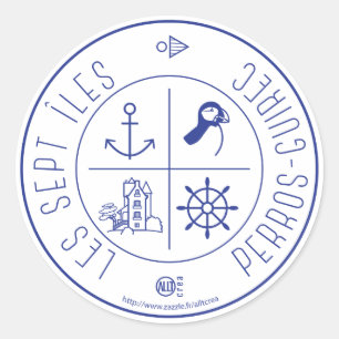 Adesivo Perros-Guirec as Sete Ilhas