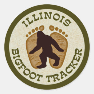Adesivo Perseguidor de Illinois Bigfoot