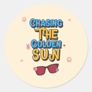 Adesivo Perseguindo o Sol do Ouro