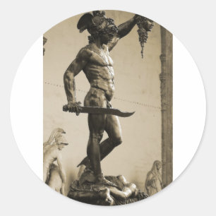 Adesivo Perseus com a cabeça do Medusa
